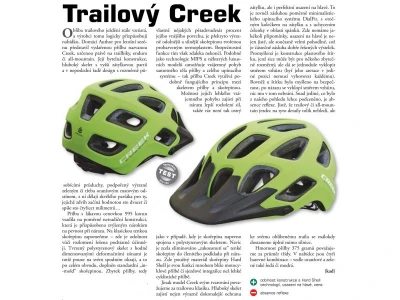 Author Creek HST (163 zelená) cyklistická přilba
