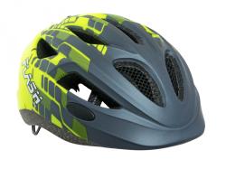 Author Flash LED Inmold X8 (171 šedá/žlutá-neonová-matná) dětská cyklopřilba Author Flash LED Inmold X8 (171 šedá/žlutá-neonová-matná) dětská cyklopřilba