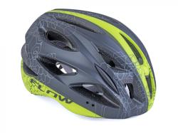 Author Flow Inmold X9 (191 čierna/žltá-neónová) cyklistická prilba