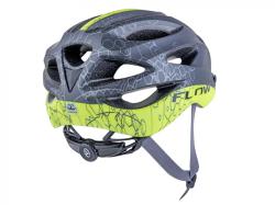 Author Flow Inmold X9 (191 čierna/žltá-neónová) cyklistická prilba
