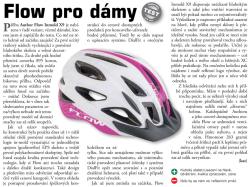 Author Flow Inmold X9 (204 modrá/žltá-neónová-matná) cyklistická prilba