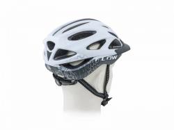 Author Flow Inmold X9 (205 biela/čierna-matná) cyklistická prilba