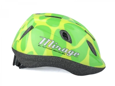 Author Mirage Inmold (198 žlutá/zelená)dětská cyklistická přilba