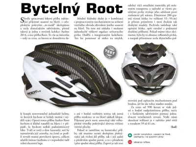 Author Root Inmold (181 černá/bílá/zelená) cyklistická přilba