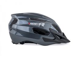 Author Saber X1 Inmold (221 šedá) cyklistická přilba