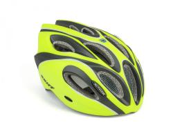 Author Skiff Inmold (171 žltá-neónová/čierna-matná) cyklistická prilba