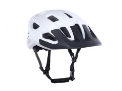 Author Vento InMold LED USB (stříbrná/bílá) cyklistická přilba