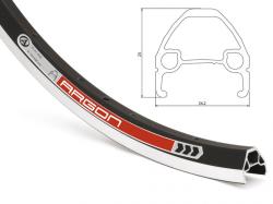 Author Ráfek ACO Argon 27,5 CNC (černá)