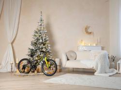 Author Record 20 2025 šedé/limeta/červené dětské kolo + výbava zdarma