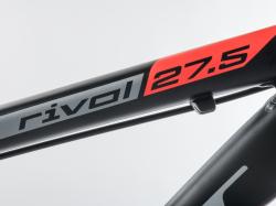 Author Rival 27,5 2023-24 černé-matné/červené MTB XC kolo + výbava zdarma