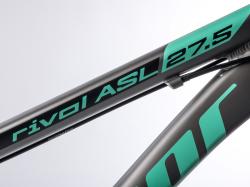 Author Rival 27,5 ASL 2023 stříbrné-matné/zelené dámské MTB kolo + výbava zdarma
