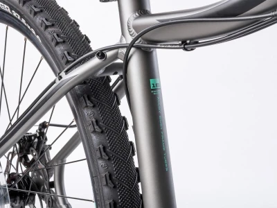Author Rival 27,5 ASL 2023 stříbrné-matné/zelené dámské MTB kolo + výbava zdarma