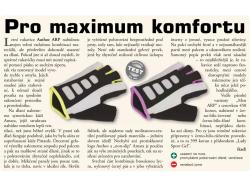 Author Rukavice Lady Sport Gel X6 k/p (bílá/růžová/černá)