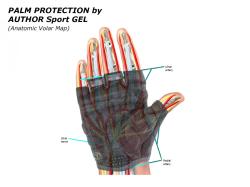 Author Rukavice Men Elite Gel k/p (šedá/černá)