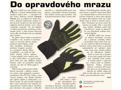 Author UltraTech Thermo černé/neonově žluté cyklistické rukavice