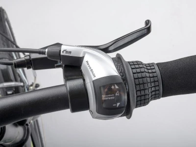 Author Simplex stříbrná-matná/limeta touring kolo + sleva 500,- na příslušenství