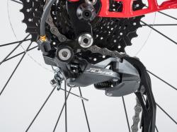 Author Solution 27,5 2023-24 červená/čierna/limetka MTB bicykel + výbava zdarma