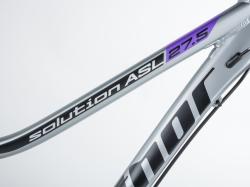 Author Solution 27,5 ASL 2023 stříbrné-matné/černé-matné dámské kolo + výbava zdarma