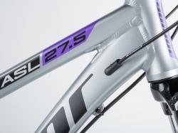 Author Solution 27,5 ASL 2023 stříbrné-matné/černé-matné dámské kolo + výbava zdarma