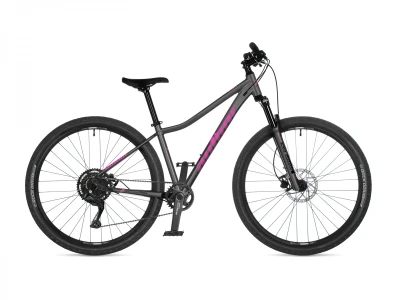 Author Solution 29 ASL 2026 stříbrné/růžové dámské MTB kolo + sleva 1500,- na příslušenství