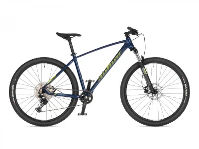Author Spirit modré/limetkové/černé 2025 MTB kolo