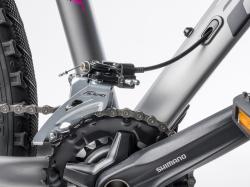 Author Spirit 27,5 ASL 2023-24 stříbrná/růžová dámské MTB kolo + výbava zdarma