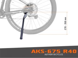 Author Stojan AKS-675 R40 E-bike (černá)