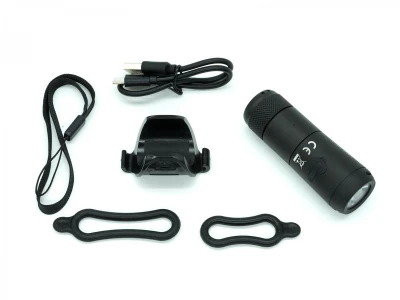 Author Světlo př. A-QUANTUM 750 lm USB L-Run (černá)