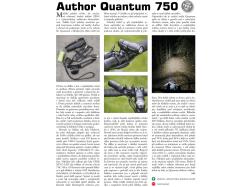 Author Svetlo predné A-QUANTUM 750 lm USB L-Run (čierna)