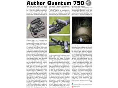 Author Světlo př. A-QUANTUM 750 lm USB L-Run (černá)