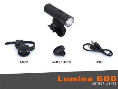 Author Světlo př. LUMINA 600 lm USB Alloy (černá)