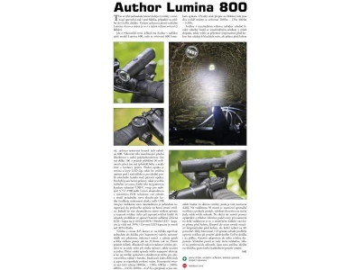 Author Světlo př. LUMINA 800 lm USB Alloy (černá)