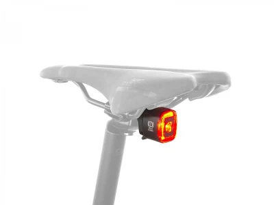 Author Světlo zad. Cubus Brake USB CobLed 70 lm (černá/červené-sklo)