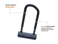 Author Zámok AUL Cliff ART (čierna)