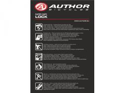 Author Zámok AUL FlexGuard-6 (čierna/zelená)