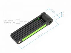 Author Zámok AUL FlexGuard-6 (čierna/zelená)