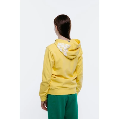 Authority H-TEEN ZIP G yellow dívčí mikina se zipem