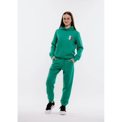 Authority H-TRENDY G green dívčí mikina s kapucí