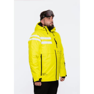 Authority SJ-ATENTION neon green lyžařská bunda