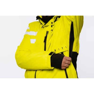 Authority SJ-ATENTION neon green lyžařská bunda