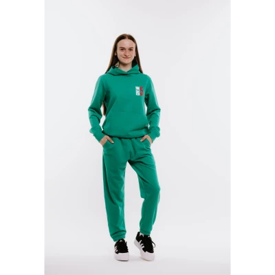 Authority TP-TEEN G green dívčí tepláky