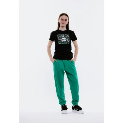 Authority TP-TEEN G green dívčí tepláky