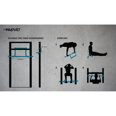 Avento Multi Trainer samovzpěrná závěsná hrazda