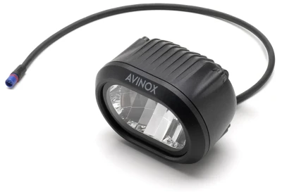 Avinox černé přední světlo pro elektrokola