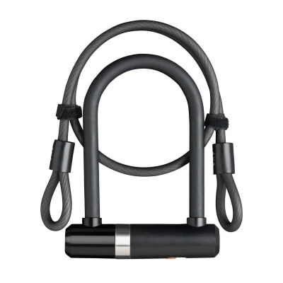Axa Zámek Newton Ul Mini 150/14 + Kabel 100/8 Klíč Černá Axa Zámek Newton Ul Mini 150/14 + Kabel 100/8 Klíč Černá