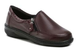 Axel 9734S-W135 bordó dámské boty šíře H