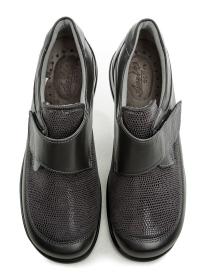 Axel AXCW010 šedé dámské polobotky šíře H