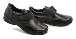 Axel AXCW032 černé dámské polobotky šíře H