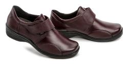 Axel AXCW032 vínové dámské polobotky šíře H