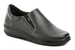 Axel AXCW065a šedé dámské polobotky boty šíře H